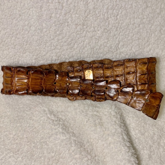 Massimilliano Musina Genuine Nile crocodile belt - Picture 2 of 6